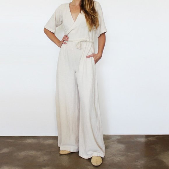 esby Duffy Jumpsuit in Dune, size S - Picture 1 of 10